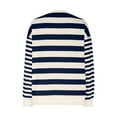 thumbnail image 6 of Ruyang Sweatshirts for Women Crewneck Long Sleeve Striped Tops Lightweight Fashion 2024 Women Clothes Pullover Tops, 6 of 8