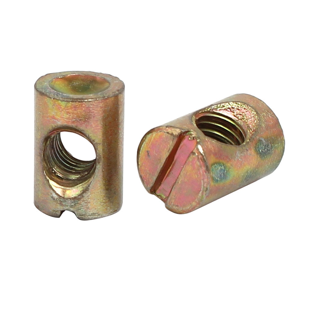 20pcs M6x15mm Barrel Bolt Cross Dowel Slotted Furniture Nut for Beds Chairs Walmart Canada