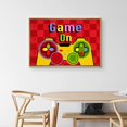 thumbnail image 3 of IDEA4WALL Framed Canvas Art Wall Decor Mario Video Arcade Playstation Console and Game On Pop Culture Media Illustrations Pop Art Modern Colorful for Dorm Home Office - 24"x36", 3 of 4