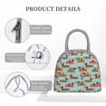 thumbnail image 4 of Fotbe Dachshund Christmas Play Bolsa de Almuerzo con Estampado, Lonchera Aislada, Contenedor de Comida Reutilizable Tipo Cooler a Prueba de Fugas, 4 of 6