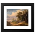thumbnail image 2 of Anton Altmann 18x15 Black Modern Framed Museum Art Print Titled - Landscape (Approx. 1850), 2 of 5