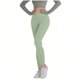 thumbnail image 4 of Pantalones de Yoga Sueltos para Mujeres de Cintura Alta Pantalones de Color Sólido de Longitud Completa Material Elástico Suave para Gimnasio de Baile de Yoga, 4 of 8