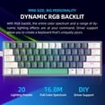 thumbnail image 3 of Teclado Machenike K500A-B61W inalámbrico RGB con switches marrones, 3 of 7