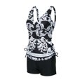 thumbnail image 3 of Magazine Women's Swimsuit Two Piece With Flat Pants ,Tummy Control Adjustable Drawstring, 3 of 6