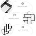 thumbnail image 3 of OULII DIY Brick Mold Plastic Stepping Stones Mold Black 1Pack for Quick Demolding, 3 of 8