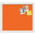 thumbnail image 2 of PinPix ArtToFrames 13x11 Custom Cork Bulletin Board    Poster Board Has a Fabric Style Canvas Finish, Framed in Satin White Frame (PinPix-517), 2 of 5
