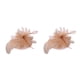 thumbnail image 3 of Diadema de malla de plumas Qarigey con clip color piel rosada 2Conjunto, 3 of 6