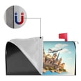 thumbnail image 2 of Goofa Iconic Global Landmarks Pattern Mailbox Cover, Mailbox Decoration with Magnetic Strips for Standard and Large Mailboxes, Easy Installation, Durable and UV-Resistant-21x18 in, 2 of 8