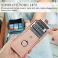 thumbnail image 5 of Dteck Wallet Case for iPhone 15 Pro,Shoockproof Magnetic Closure Card Slot Case with 360°Rotating Kickstand Lightweight Leather Back Phone Cover for iPhone 15 Pro,Rosegold, 5 of 9