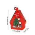 thumbnail image 3 of Christmas Cookie Tin Box 3x2x4 Inch Metal Treat Box Storage Container Party Supplies Holiday Gift Empty Decorative Box, 3 of 6