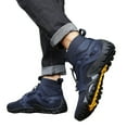 thumbnail image 3 of XDDST Blue Slip On Shoes Outdoor Hiking Shoes Men Non Slip Hiking Work Clothes Sports Shoes Swimming Wading Off Road and River Tracing Shoes, 3 of 9