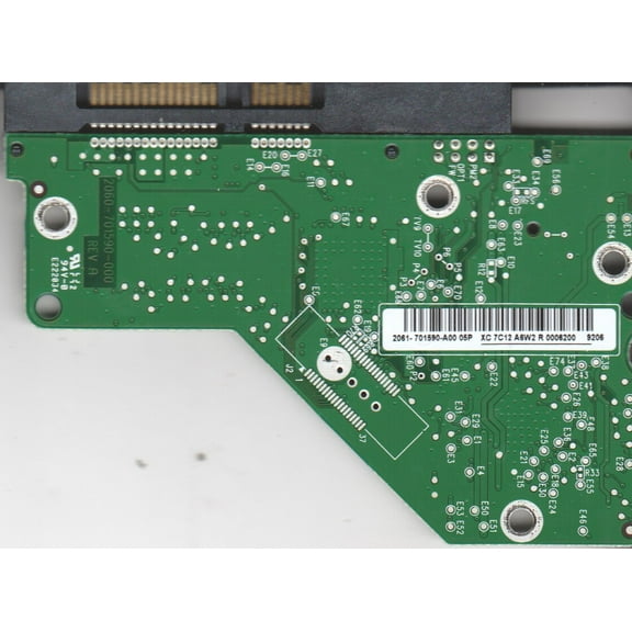 WD5000AAVS-00G9B1, 2061-701590-A00 05P, WD SATA 3.5 PCB