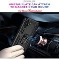 thumbnail image 4 of Starshop Galaxy A23 5G case, With Tempered Glass Protector, Drop Protection Ring Kickstand Cover Black, 4 of 5