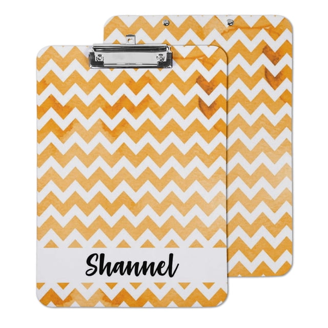 Printtoo Personalized Clipboard For Students Classroom School and Office Use Hardboard Letter Size w/ Low Profile Clip w/ Free Marker & Eraser,9x12.5 Inch