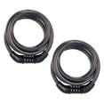 thumbnail image 1 of Bike Lock Master Lock 8143T, combinación predeterminada, 1,2 m, paquete de 2, 1 of 6