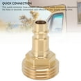 thumbnail image 4 of Adaptateur de Tuyau RV à Connexion Rapide, Raccords de Tuyau Robustes PF247007 Installation Facile Résistant à l'Usure pour Sortie de Pulvérisation RV 3/4 Po, 4 of 7