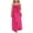 Hot Pink, variant on mgoYE Girl Summer Casual Maxi Dresses 2026 Solid Backless Sleeveless Spaghetti Strap Loose Travel Beach Vacation Sundress(White,7-8 Years)