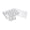 Style B, variant on 5g Sample Container Jars, Clear Transparent 12 Pack with Storage Organizer Case 4.9 Inch x 3.7 Inch x 0.8 Inch, for Travel Cosmetic Makeup Lip Balm Powder Nail Art Glitter Small Item Storage