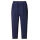 thumbnail image 2 of Pantalones largos para hombre, color liso, con bolsillo y cordón ajustable, de felpa, para exteriores, cálidos, para senderismo, de forro polar grueso, de poliéster., 2 of 7