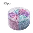 thumbnail image 2 of Clasificación de datos del palíndromo del color de macarrón de 1200 clips con clasificación de datos del clip de papel de 28m m, 2 of 5