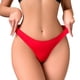 thumbnail image 1 of 2025 Tanga sexy de color liso rojo para mujer - Nailon-spandex, ropa interior cómoda y fina, estilo europeo americano, 1 of 6