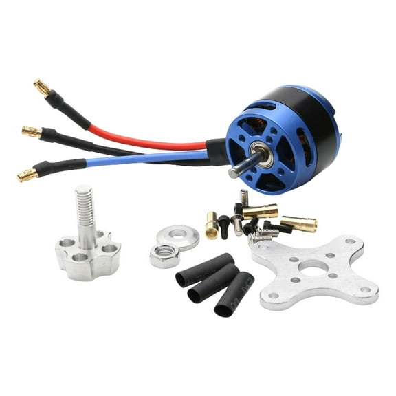 Kokiya RC Brushless Motor 3530 1100kv Easy to Install for DIY RC Plane Modification