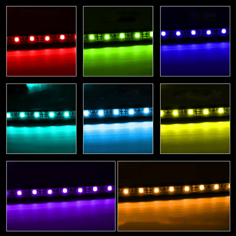 Luces LED Para Autos Carro Luce Coche Interior De Colores Decorativas Vehic