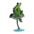 thumbnail image 1 of Figura de pareja de ranas, adorno hecho a mano, decoración novedosa, artesanía animal única A, 1 of 9