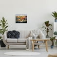 thumbnail image 2 of Modern Rolling Hills Countryside Landscape Painting White Framed Art Print Wall Art, 2 of 7