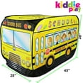 thumbnail image 6 of Kiddie Play School Bus Pop Up Play Tent for Kids Boys & Girls Indoor Outdoor Playhouse Toy, 6 of 8