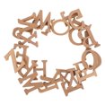 thumbnail image 4 of Shisuyan 1 Set of Wooden Letters For Crafts Unfinished Wood Alphabet Letters For Home Decor Small Wood Letters For Table Decorations Baby Shower Decor And Wedding Sign Alphabet Set, 4 of 8