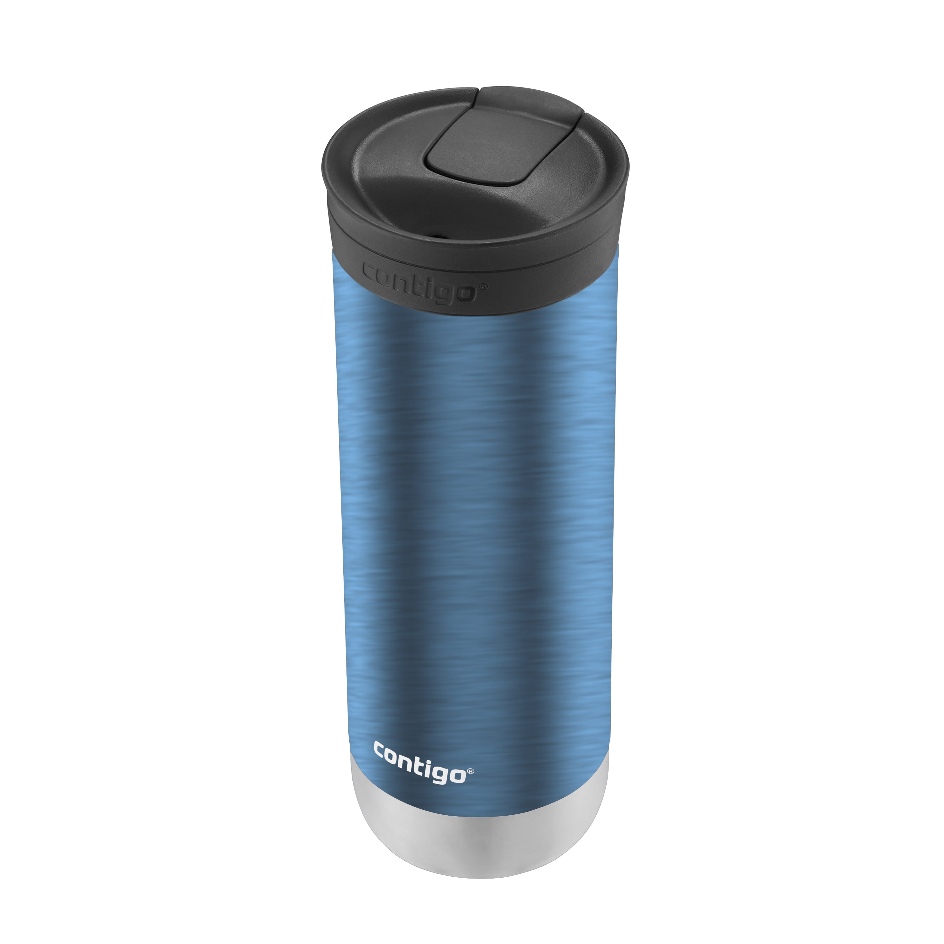 Contigo Huron 2.0 SnapSeal Insulated Travel Tumblers, Glacier/Azalea/Blueberry, 20 oz (591 ml), 3 Pack, BPA-Free