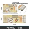 thumbnail image 7 of Pioneer Flower Floral Print Pattern Kitchen Rugs Sets Of 2,Anti Fatigue Kitchen Mat Rugs Non Slip Washable,Decorative Kitchen Floor Mats for Kitchen,Sink,Laundry,17"x30"+17"x47", 7 of 7
