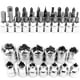 thumbnail image 3 of 46 Piece 1/4 Inch Socket Set With Quick Release Ratchet, Extension Bars For Motor Car And Bike, 3 of 5