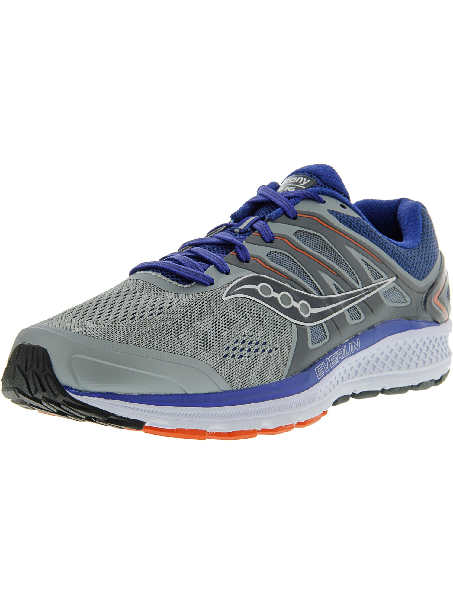 Navy Orange Ankle-High Running Shoe 