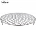 thumbnail image 4 of Round Cooling Baking Rack 201 Stainless Steel Wire Oven Grill Sheet, 4 of 9