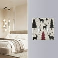 thumbnail image 4 of Yayeee Toggle Light Switch Wall Plate 3-Gang 6.37"x4.48" Decorative Outlet Cover, Christmas Plaid Forest, 4 of 7