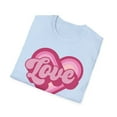 thumbnail image 5 of Love Heart, Gildan Unisex Softstyle T-Shirt, Retro Heart Graphic Tee, S-3XL, 5 of 6