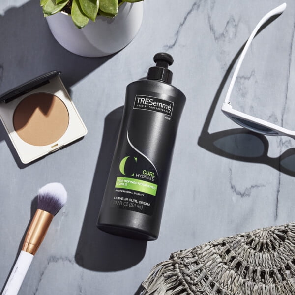 Tresemme Detangling Frizz Control Leave-In Curl Styling Cream with Coconut oil, 10.2 fl oz