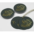 thumbnail image 4 of Inkdotpot Pack Of 50 Merry Christmas Favor Paper Tags Craft Real Gold Foil Hang Tags, 4 of 6