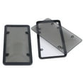 thumbnail image 3 of License Plate Cover Set, License Plate Shield With Frame Protective Smoky Exterior Standard Fit  For Car Truck, 3 of 8
