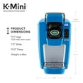 thumbnail image 5 of Keurig K-Mini K15 Single-Serve K-Cup Pod Coffee Maker, True Blue, 5 of 7