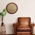 thumbnail image 4 of Navy Midshipmen 20.25'' Round Faux Barrel Framed Cork Board, 4 of 4