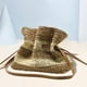thumbnail image 4 of Bolso bandolera para mujer, bolsos tejidos a rayas portátiles, bolso de mano de verano (beige), 4 of 6