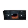 thumbnail image 2 of Sesslife Cable Management Television Stand, Fiberboard Modern Black, 57.80x15.50x24.80", 91.93 lbs, 2 of 10