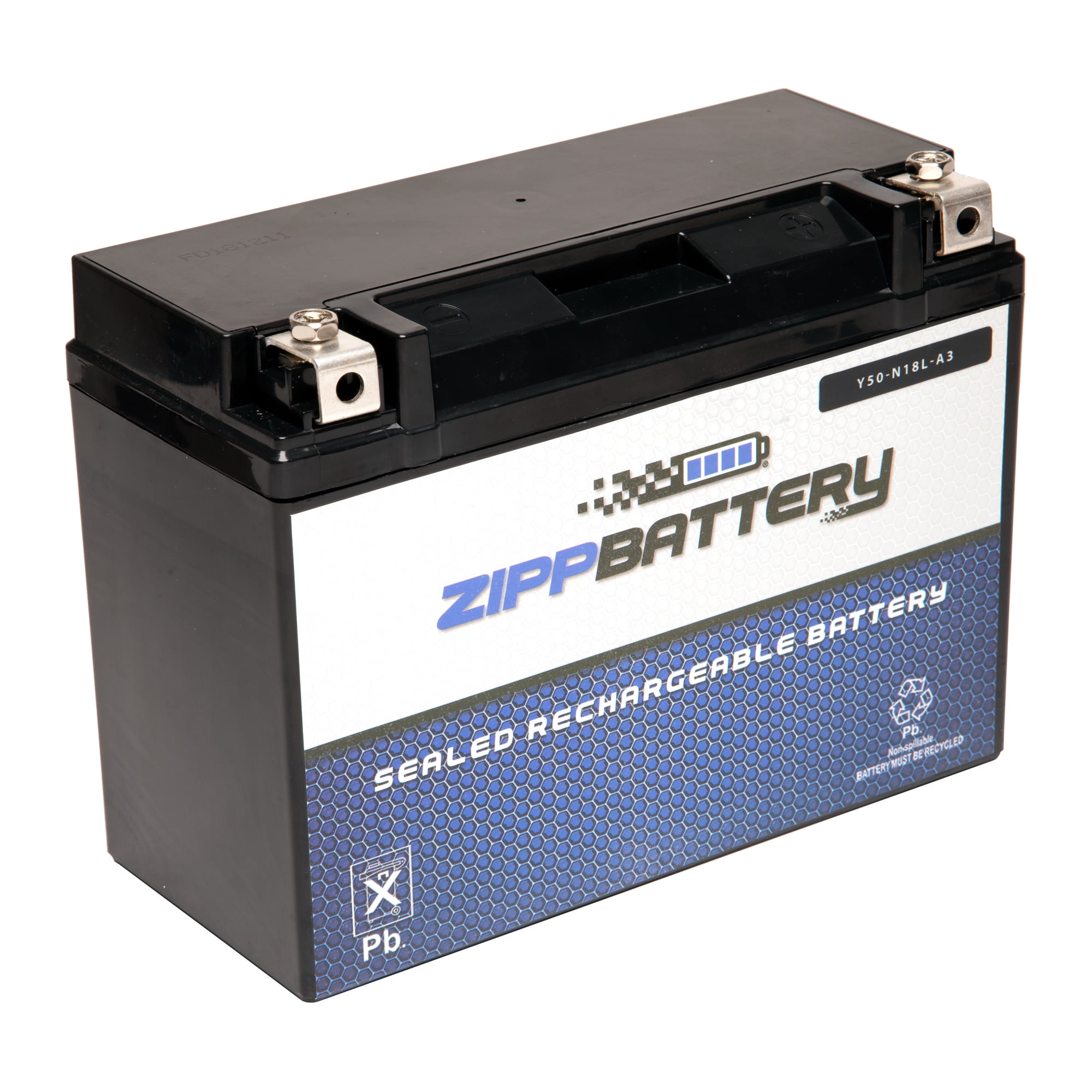 Zipp Battery Y50-N18L-A3 (50-N18L-A3 12 Volts,20 Ah, 260 CCA) Motorcycle  Battery for Kawasaki 1500cc Vn1500 Vulcan 88 Se 1995