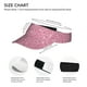thumbnail image 3 of Fotbe Glitter Pink Visera Deportiva con Diseño, Gorra Abierta Ajustable de Algodón para Mujer y Hombre, 3 of 7
