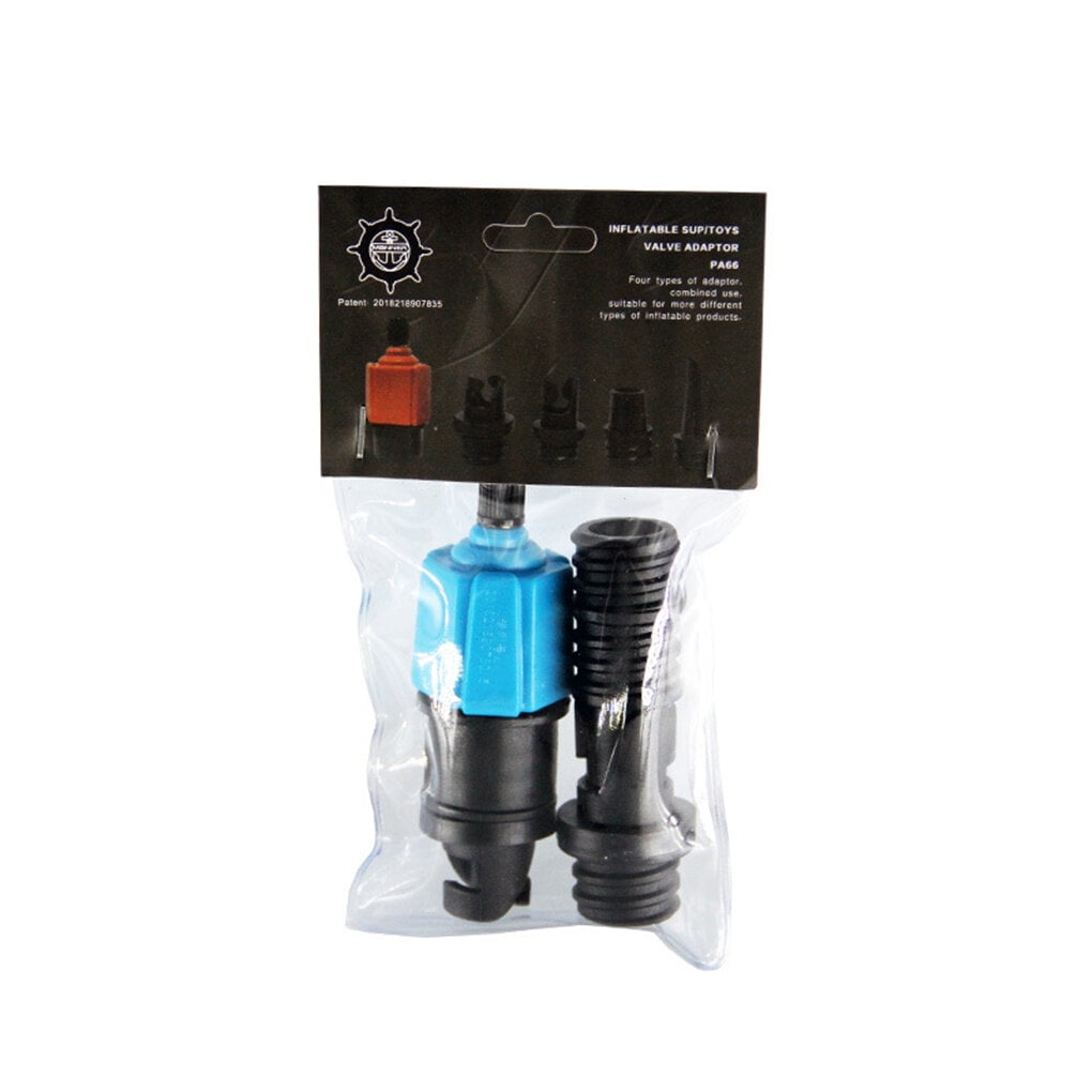 Adaptateur De Pompe SUP 6-en-1 – 4 Buses De Gonflage, Compatible Planches, Kayaks Et Matelas Gonflables