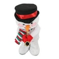 thumbnail image 3 of Muñeco de nieve navideño con música eléctrica, 8 canciones, reproducción continua, baile, canto, brillante y balanceo para niños y adultos., 3 of 14