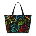 thumbnail image 2 of Disketp Play Game Start Bolsa de Playa de Gran Capacidad, Bolso Impermeable y a Prueba de Arena para Mujer, Ideal para Playa, Piscina y Natación, 2 of 7